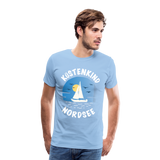 Küstenkind Nordsee - Männer Premium T-Shirt - Sky