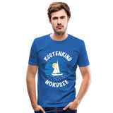 Küstenkind Nordsee - Männer Slim Fit T-Shirt - Königsblau