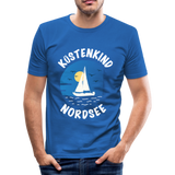 Küstenkind Nordsee - Männer Slim Fit T-Shirt - Königsblau