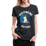 Küstenkind Ostsee - Frauen Premium T-Shirt - Schwarz