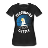 Küstenkind Ostsee - Frauen Premium T-Shirt - Schwarz