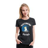 Küstenkind Ostsee - Frauen Premium T-Shirt - Schwarz