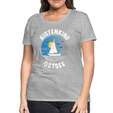 Küstenkind Ostsee - Frauen Premium T-Shirt - Grau meliert