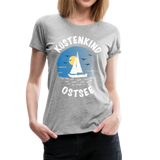 Küstenkind Ostsee - Frauen Premium T-Shirt - Grau meliert