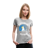 Küstenkind Ostsee - Frauen Premium T-Shirt - Grau meliert