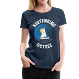 Küstenkind Ostsee - Frauen Premium T-Shirt - Navy