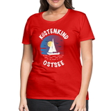 Küstenkind Ostsee - Frauen Premium T-Shirt - Rot