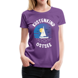 Küstenkind Ostsee - Frauen Premium T-Shirt - Lila