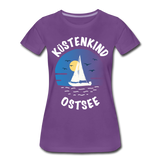 Küstenkind Ostsee - Frauen Premium T-Shirt - Lila