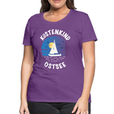 Küstenkind Ostsee - Frauen Premium T-Shirt - Lila