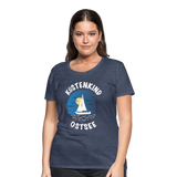 Küstenkind Ostsee - Frauen Premium T-Shirt - Blau meliert