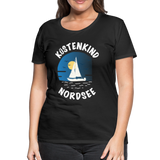 Küstenkind Nordsee - Frauen Premium T-Shirt - Schwarz