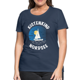 Küstenkind Nordsee - Frauen Premium T-Shirt - Navy