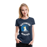 Küstenkind Nordsee - Frauen Premium T-Shirt - Navy