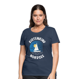 Küstenkind Nordsee - Frauen Premium T-Shirt - Navy