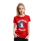 Küstenkind Nordsee - Frauen Premium T-Shirt - Rot