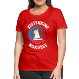 Küstenkind Nordsee - Frauen Premium T-Shirt - Rot