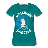 Küstenkind Nordsee - Frauen Premium T-Shirt - Divablau