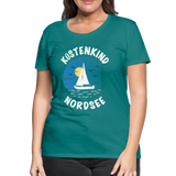 Küstenkind Nordsee - Frauen Premium T-Shirt - Divablau