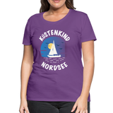 Küstenkind Nordsee - Frauen Premium T-Shirt - Lila