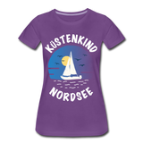 Küstenkind Nordsee - Frauen Premium T-Shirt - Lila