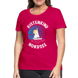 Küstenkind Nordsee - Frauen Premium T-Shirt - dunkles Pink