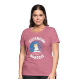 Küstenkind Nordsee - Frauen Premium T-Shirt - Malve