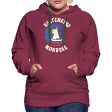 Küstenkind Nordsee - Frauen Premium Hoodie - Bordeaux