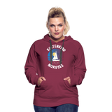 Küstenkind Nordsee - Frauen Premium Hoodie - Bordeaux