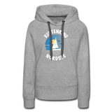 Küstenkind Nordsee - Frauen Premium Hoodie - Grau meliert