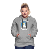 Küstenkind Nordsee - Frauen Premium Hoodie - Grau meliert