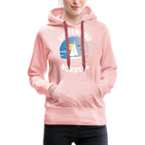 Küstenkind Nordsee - Frauen Premium Hoodie - Kristallrosa