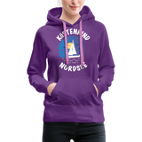 Küstenkind Nordsee - Frauen Premium Hoodie - Purple