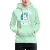 Küstenkind Nordsee - Frauen Premium Hoodie - helles Mintgrün