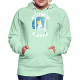 Küstenkind Nordsee - Frauen Premium Hoodie - helles Mintgrün