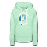 Küstenkind Nordsee - Frauen Premium Hoodie - helles Mintgrün