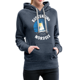 Küstenkind Nordsee - Frauen Premium Hoodie - Jeansblau