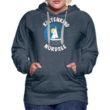 Küstenkind Nordsee - Frauen Premium Hoodie - Jeansblau