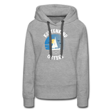 Küstenkind Ostsee - Frauen Premium Hoodie - Grau meliert