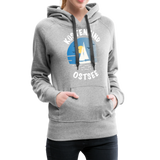 Küstenkind Ostsee - Frauen Premium Hoodie - Grau meliert