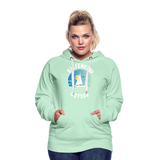 Küstenkind Ostsee - Frauen Premium Hoodie - helles Mintgrün