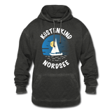 Küstenkind Nordsee - Frauen Vintage Hoodie - Vintage Schwarz