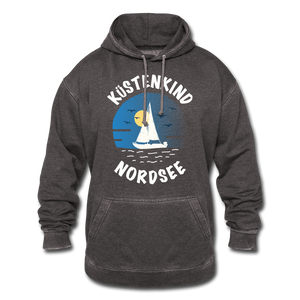 Küstenkind Nordsee - Frauen Vintage Hoodie - Vintage Grau