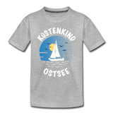 Küstenkind Ostsee - Kinder Premium T-Shirt - Grau meliert