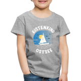 Küstenkind Ostsee - Kinder Premium T-Shirt - Grau meliert