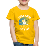 Küstenkind Ostsee - Kinder Premium T-Shirt - Sonnengelb