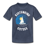 Küstenkind Ostsee - Kinder Premium T-Shirt - Blau meliert