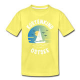 Küstenkind Ostsee - Kinder Premium T-Shirt - Gelb