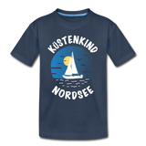 Küstenkind Nordsee - Kinder Premium T-Shirt - Navy