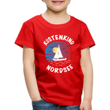 Küstenkind Nordsee - Kinder Premium T-Shirt - Rot